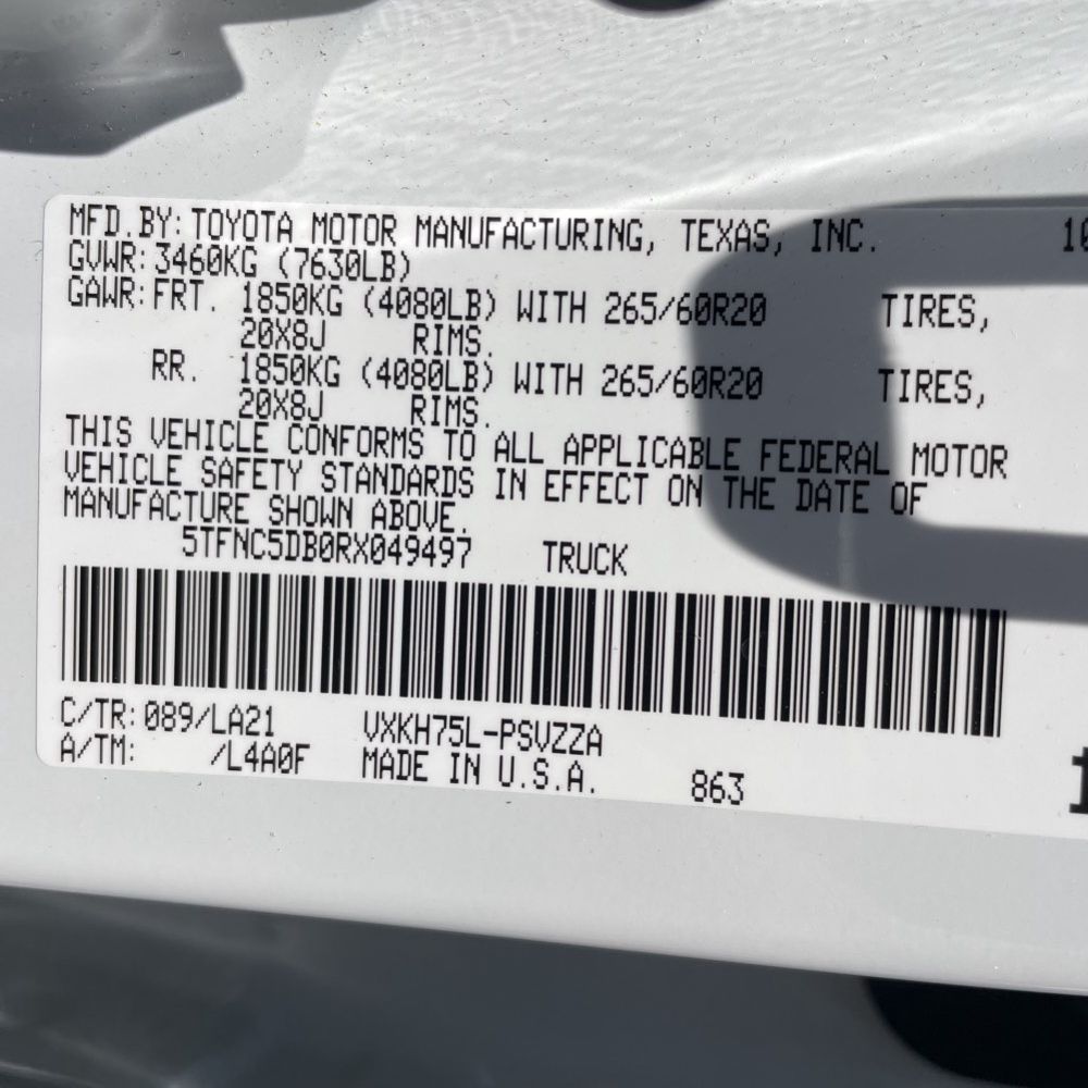 2024 Toyota Tundra Platinum HV