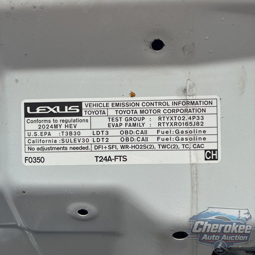 2024 Lexus TX 500h F SPORT Performance Luxury