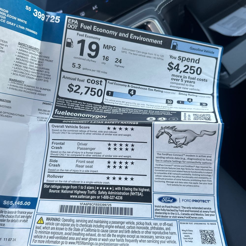 2025 Ford Mustang GT Premium