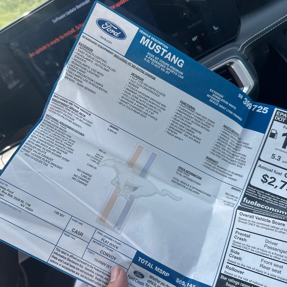 2025 Ford Mustang GT Premium