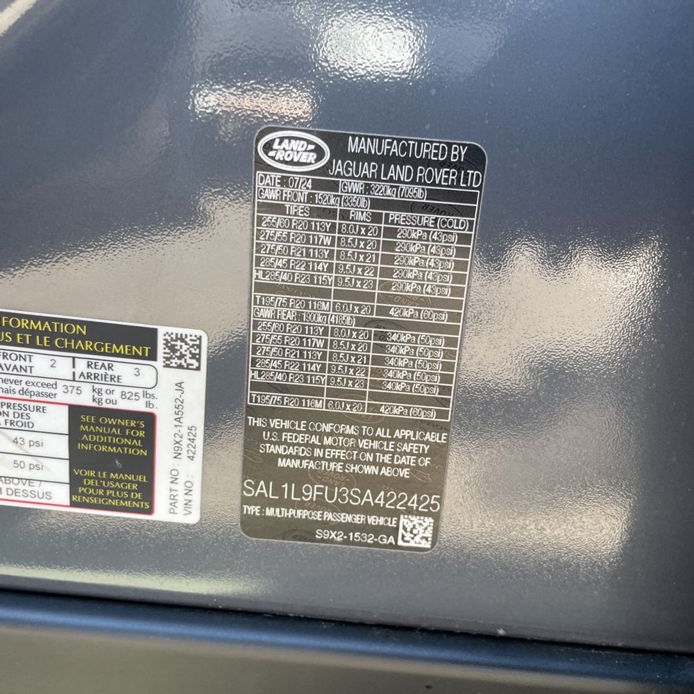 2025 Land Rover Range Rover Sport P400 Dynamic SE
