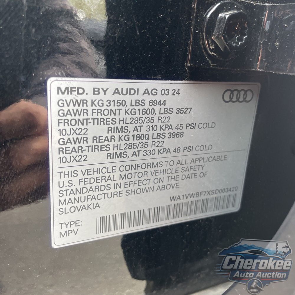 2025 Audi SQ7 Prestige