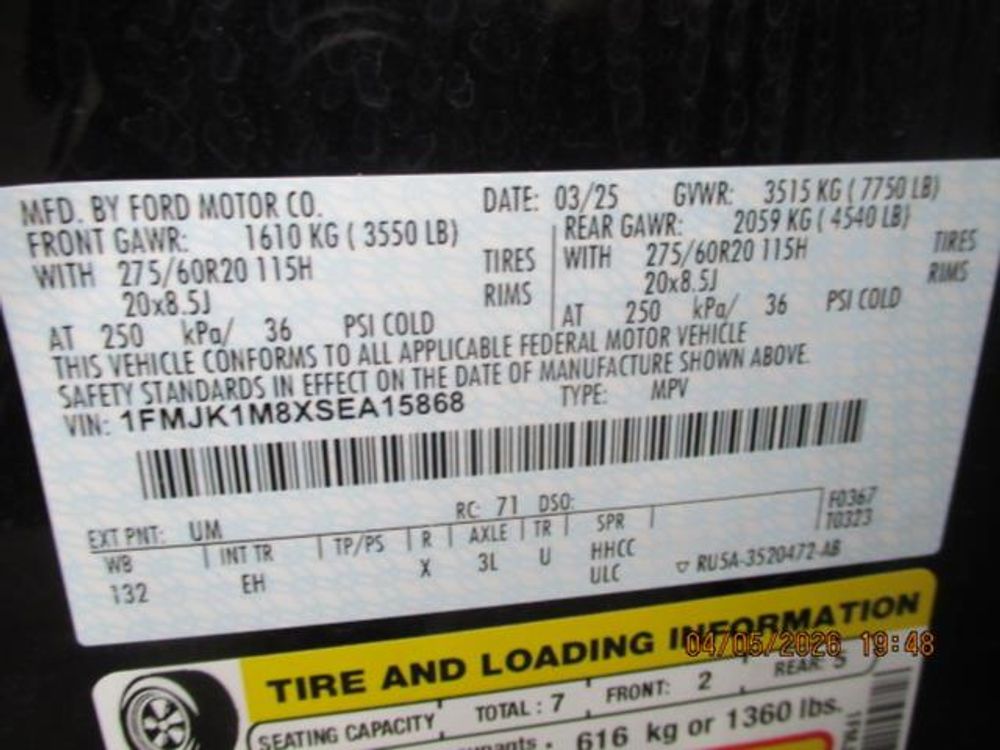 2025 Ford Expedition Max Platinum