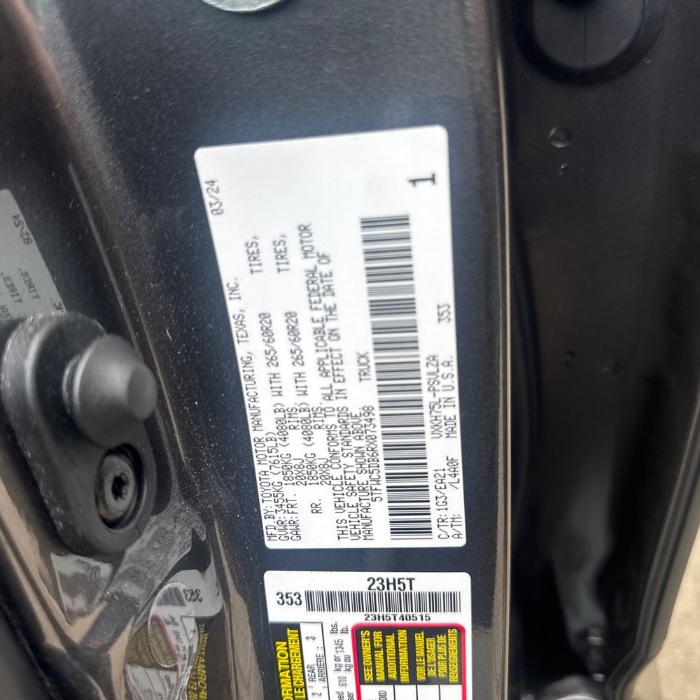2024 Toyota Tundra Limited HV