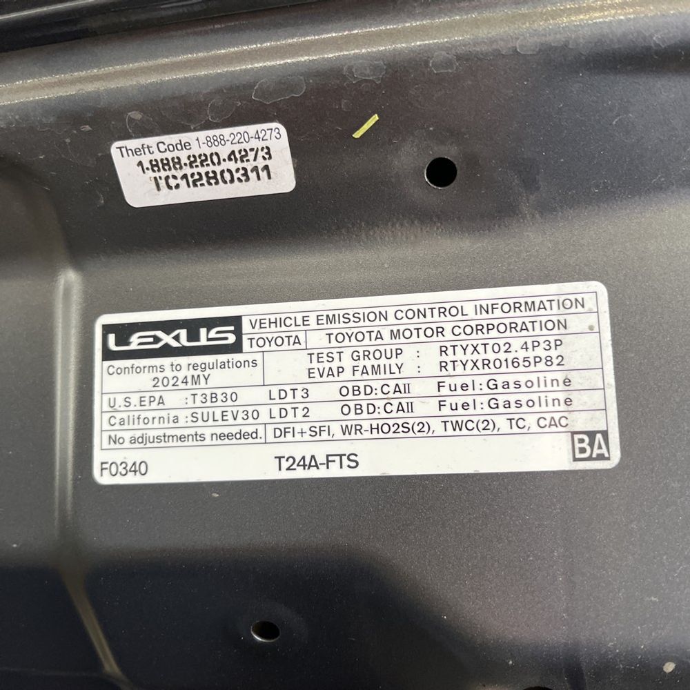 2024 Lexus TX 350 Base