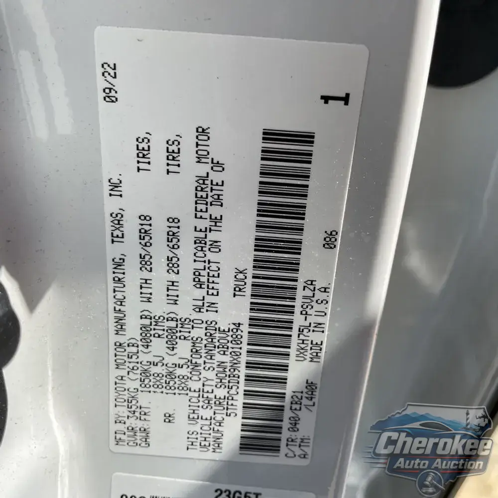 2022 Toyota Tundra TRD Pro HV