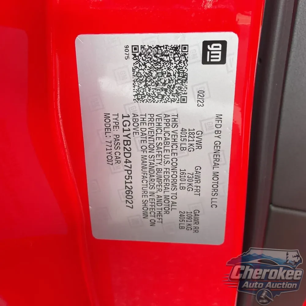 2023 Chevrolet Corvette Stingray