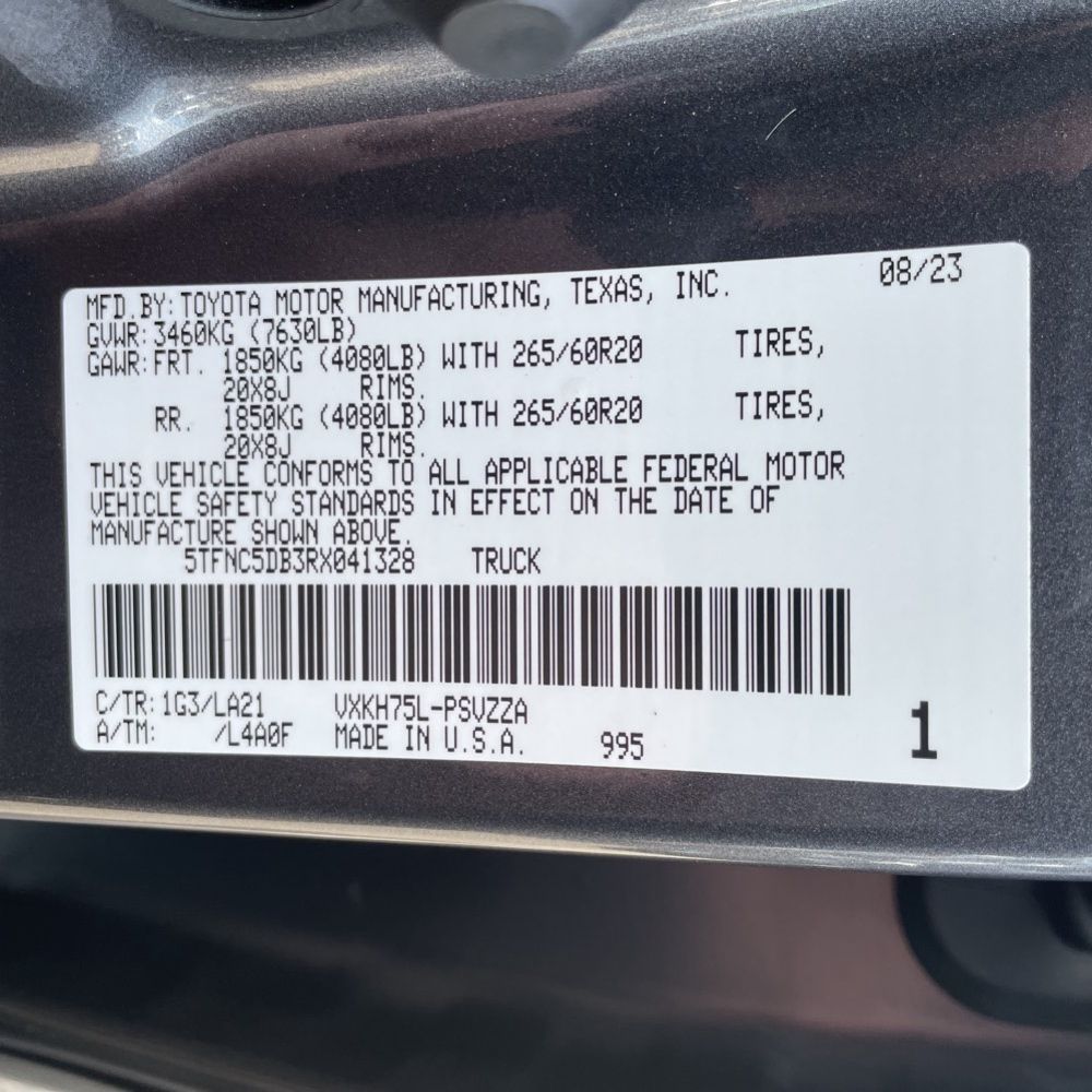 2024 Toyota Tundra Platinum HV