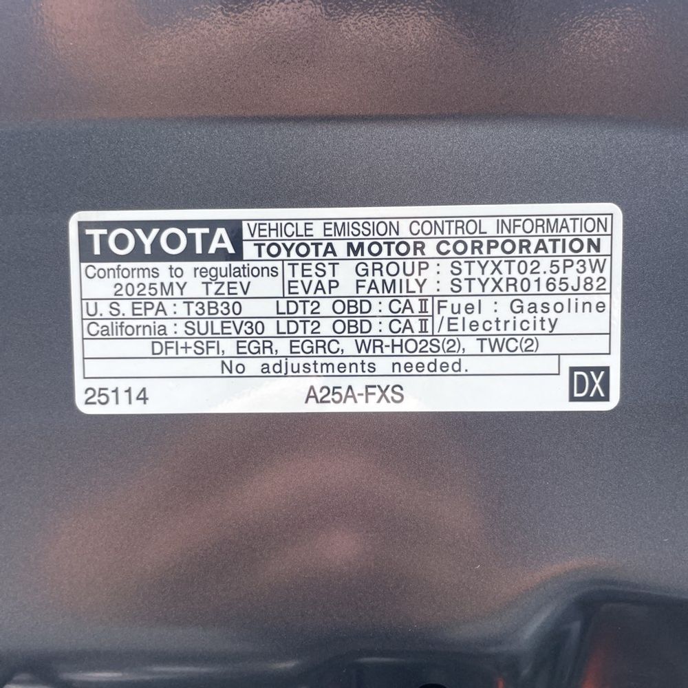 2025 Toyota RAV4 Plug-in Hybrid XSE