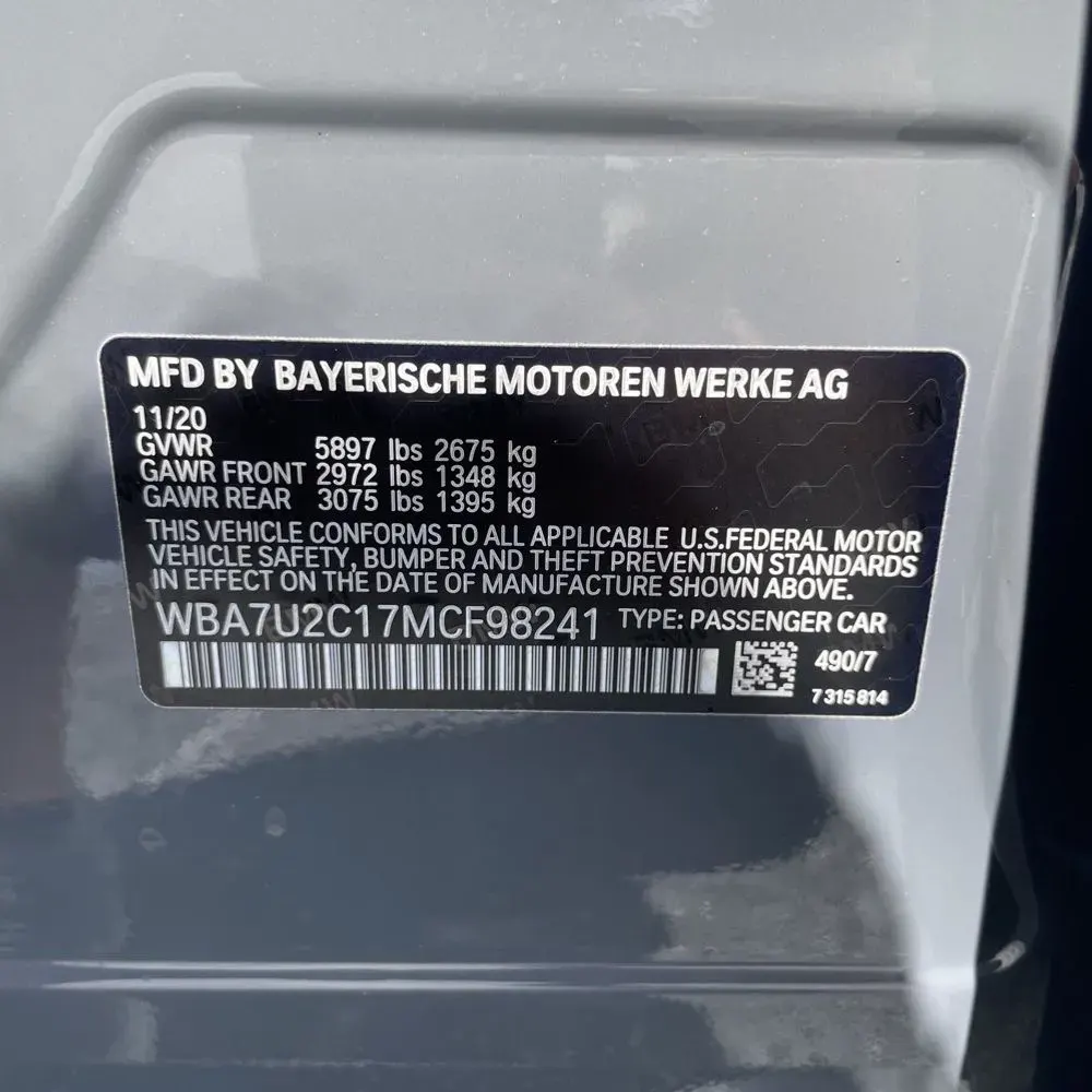 2021 BMW 7 Series ALPINA B7 xDrive