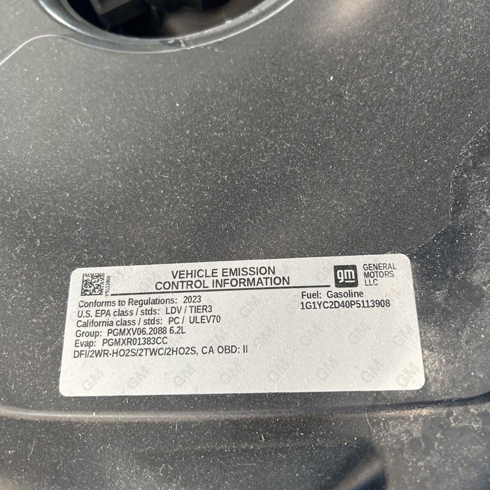 2023 Chevrolet Corvette Stingray