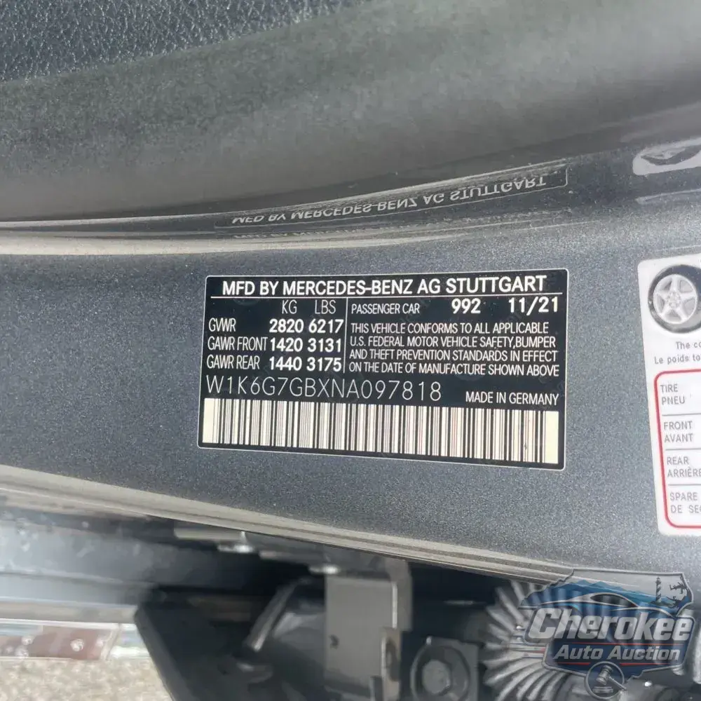 2022 Mercedes-Benz S-Class S 580 4MATIC