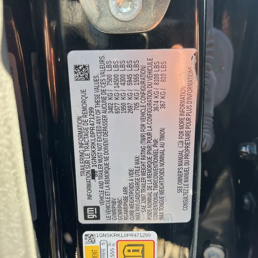 2023 Chevrolet Tahoe 1500 RST