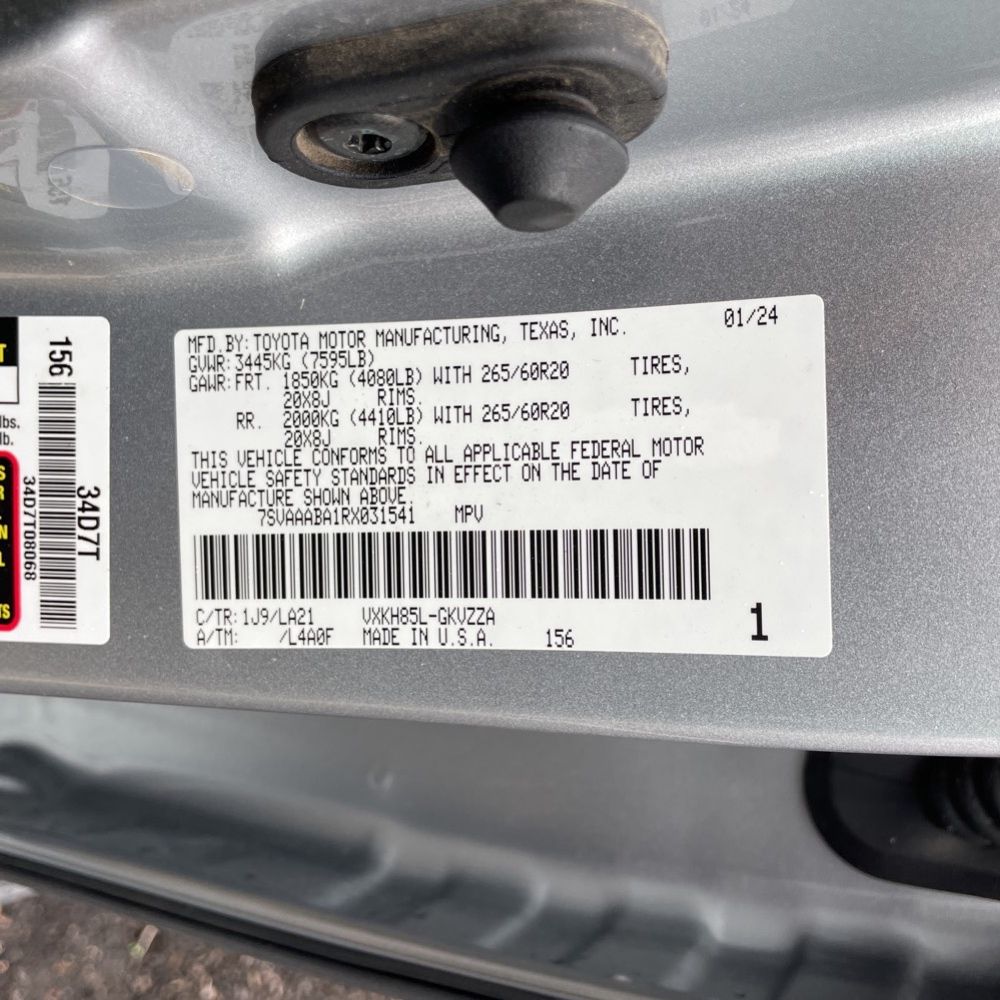 2024 Toyota Sequoia Platinum
