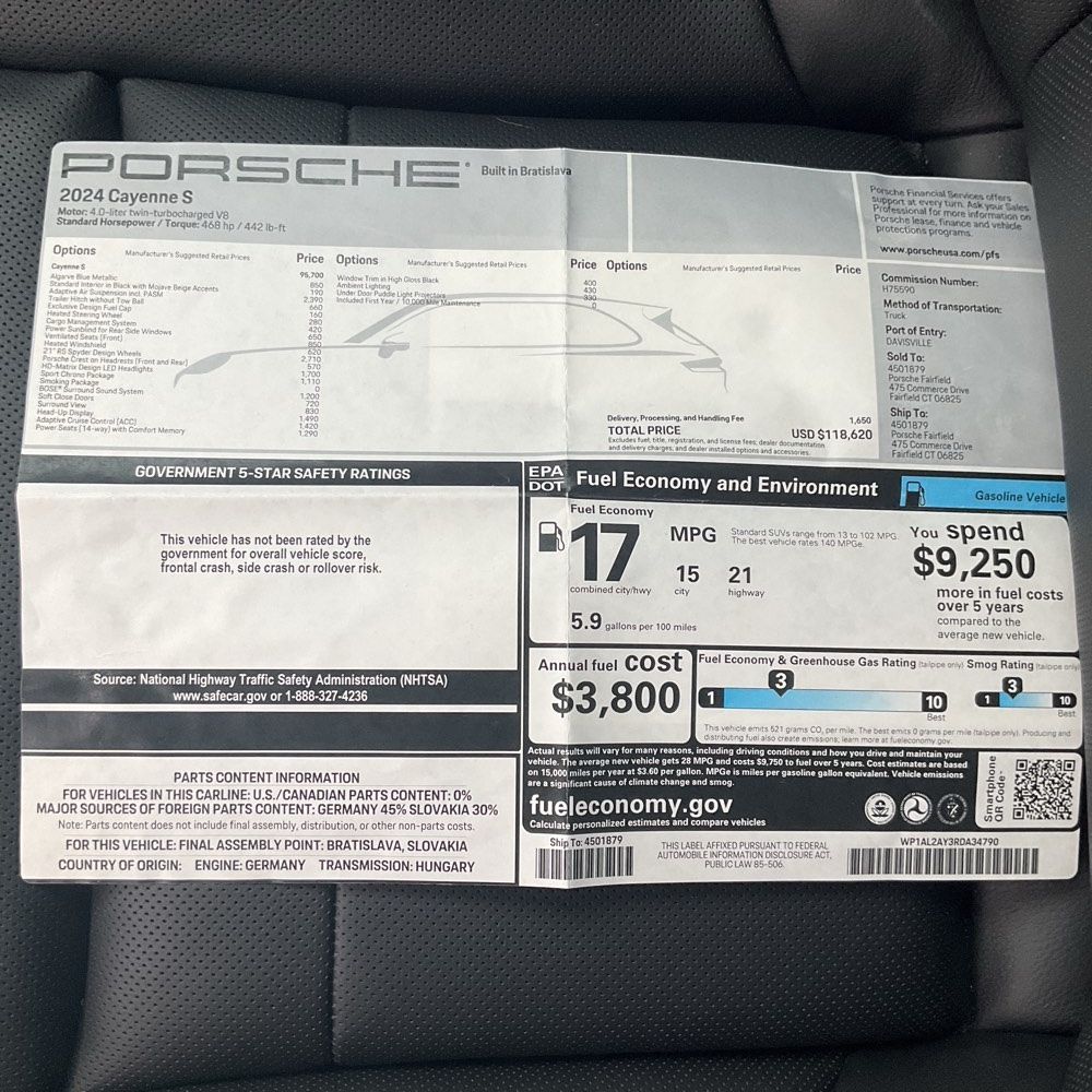 2024 Porsche Cayenne S