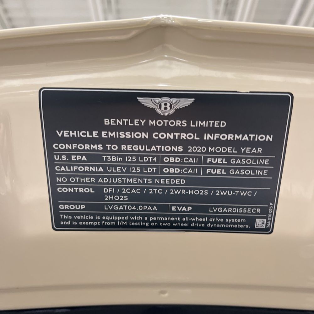 2020 Bentley Bentayga V8
