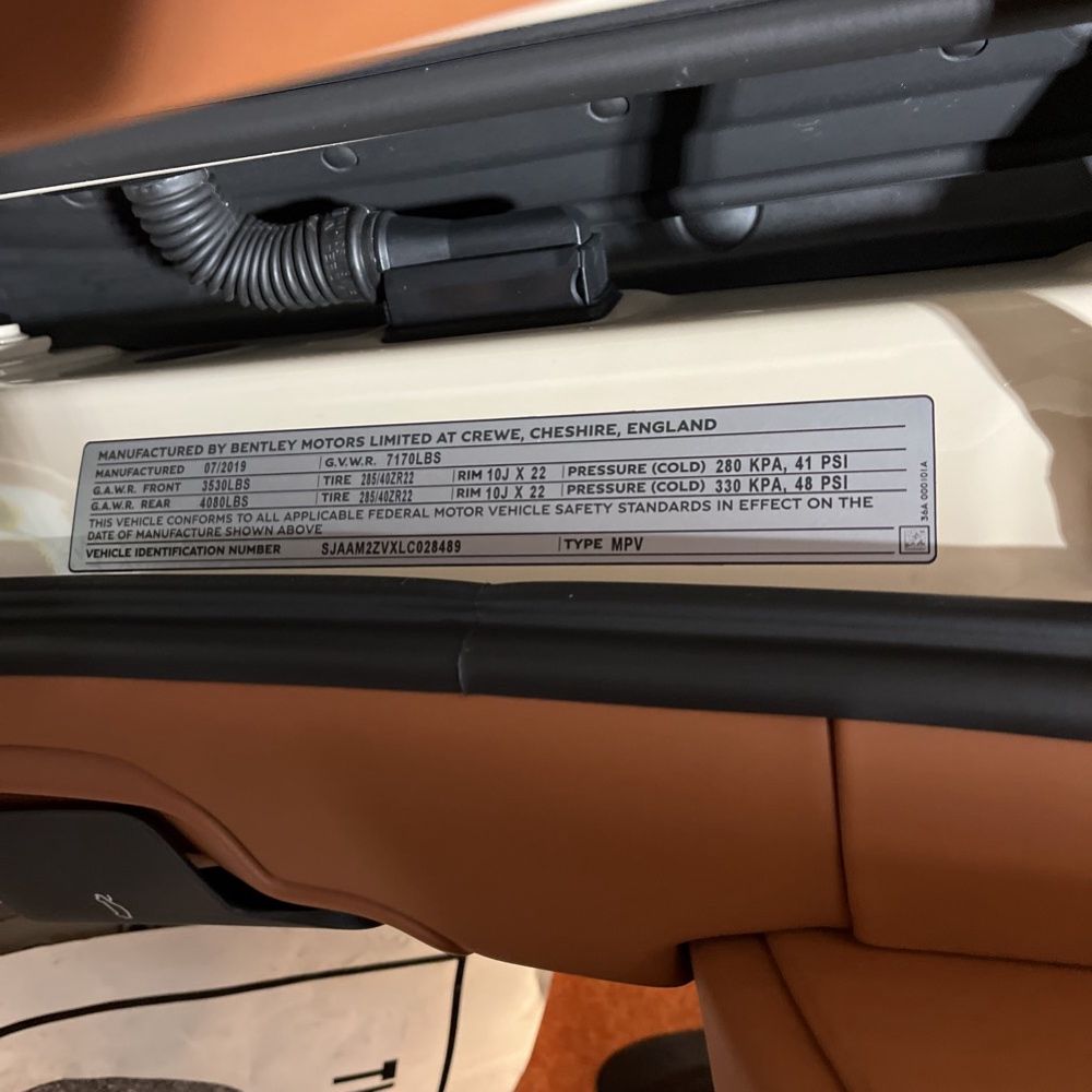 2020 Bentley Bentayga V8