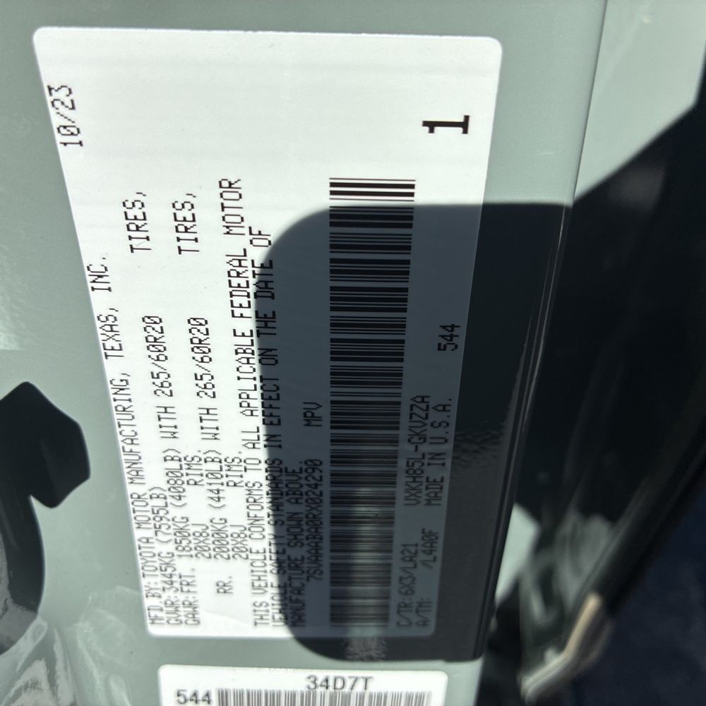 2024 Toyota Sequoia Platinum
