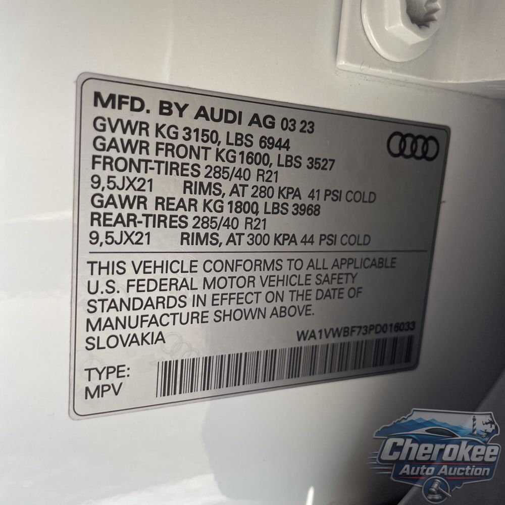 2023 Audi SQ7 Prestige