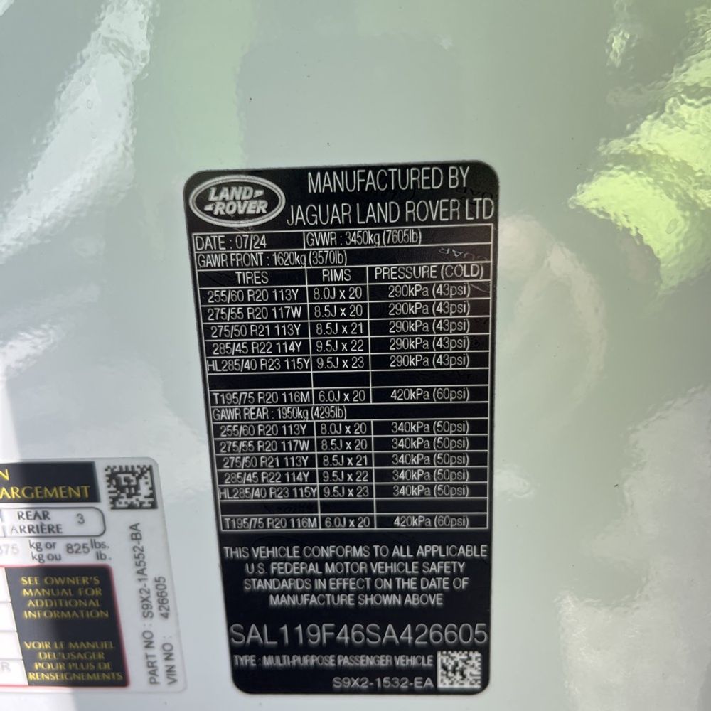 2025 Land Rover Range Rover Sport P550e Autobiography