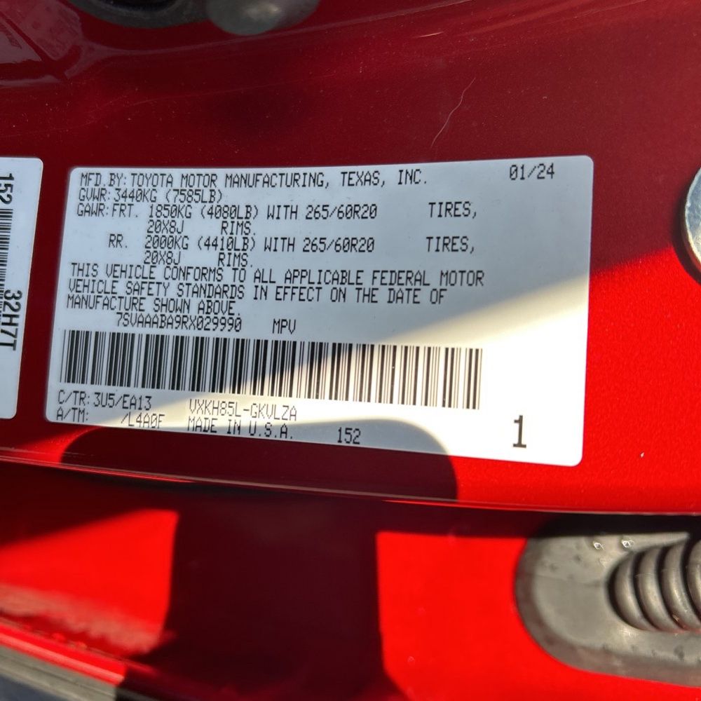 2024 Toyota Sequoia Limited