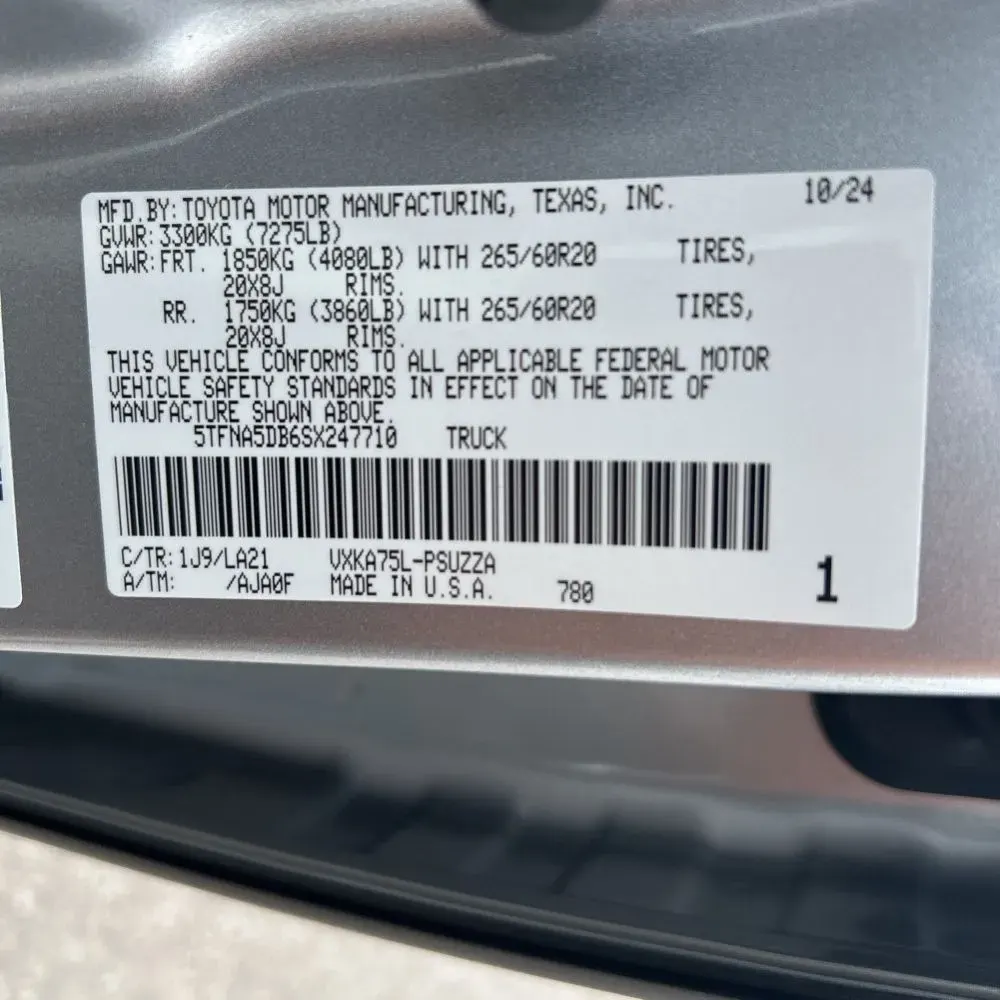 2025 Toyota Tundra Platinum