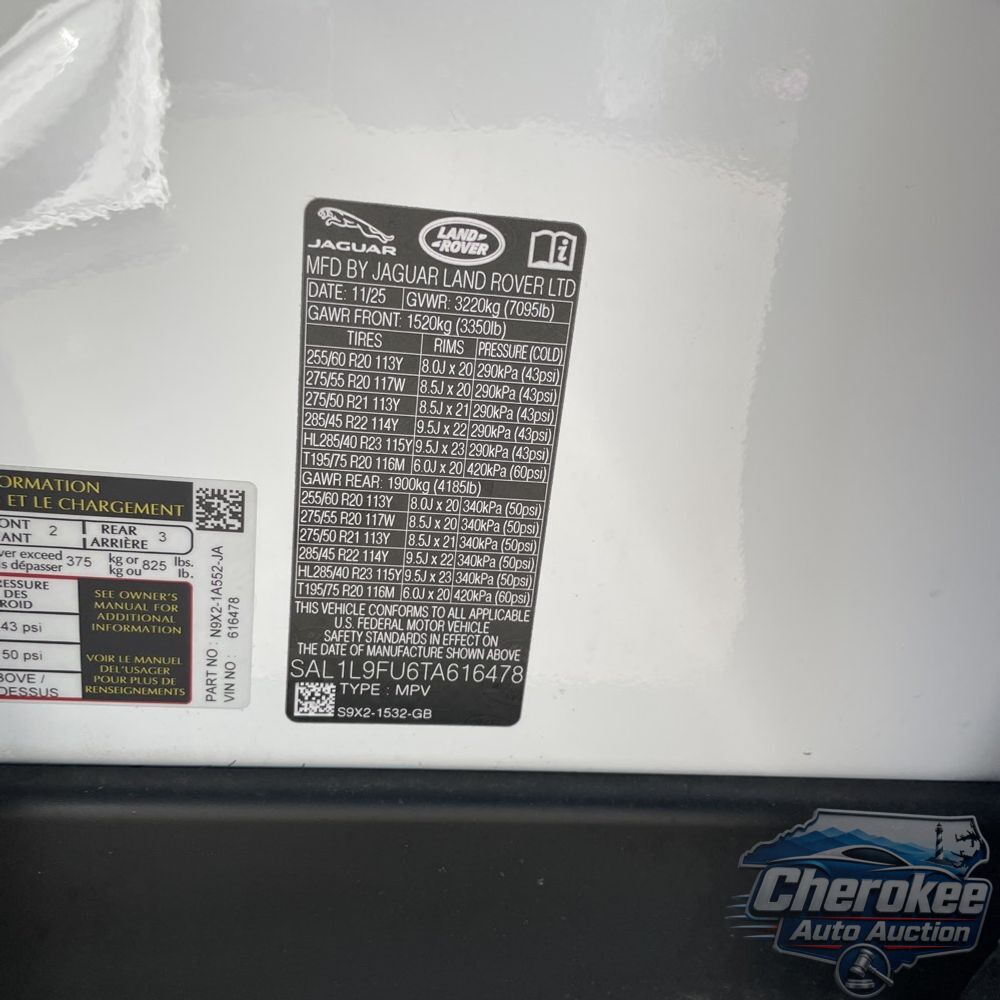 2026 Land Rover Range Rover Sport P400 Dynamic SE