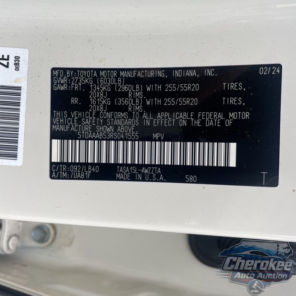 2024 Toyota Grand Highlander Platinum