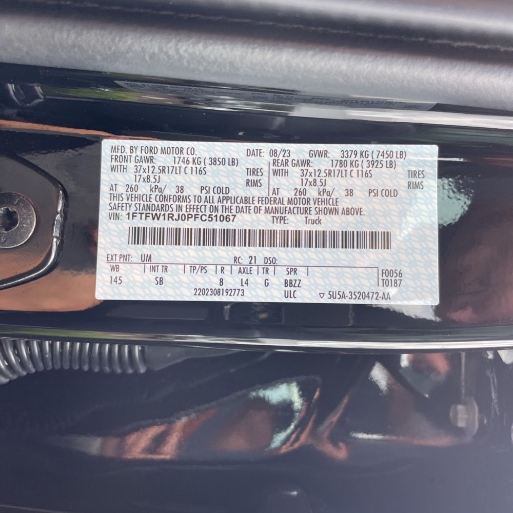 2023 Ford F-150 Raptor