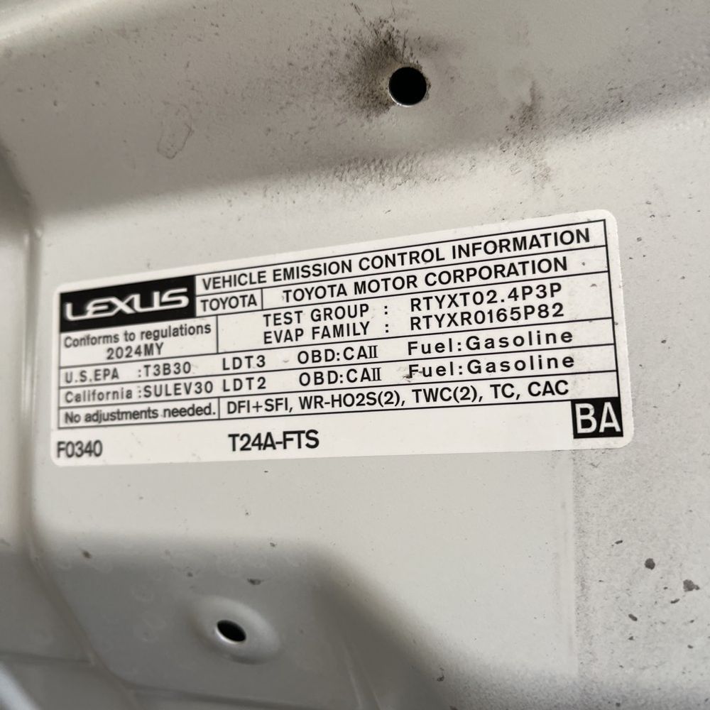 2024 Lexus TX 350 Base