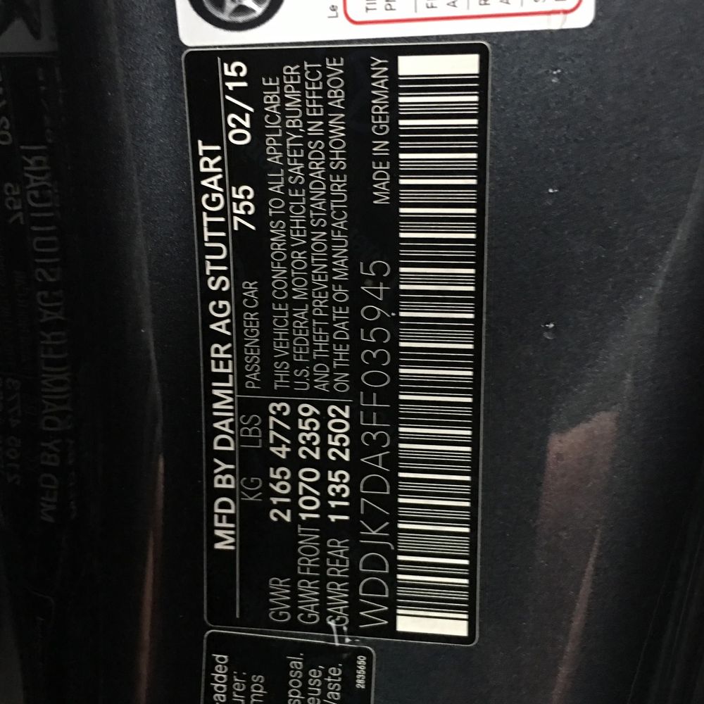 2015 Mercedes-Benz SL Class SL550