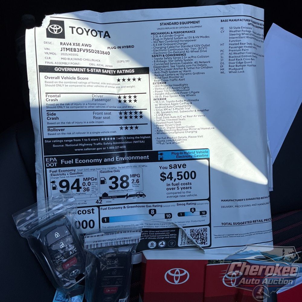 2025 Toyota RAV4 Plug-in Hybrid XSE