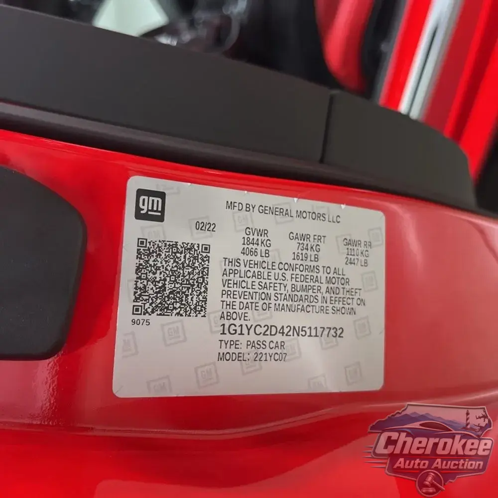 2022 Chevrolet Corvette Stingray