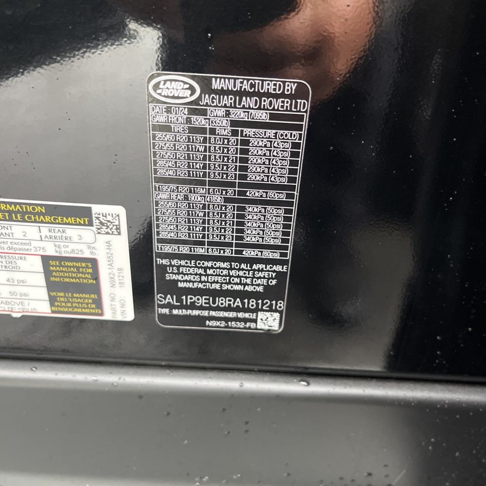 2024 Land Rover Range Rover Sport SE P360