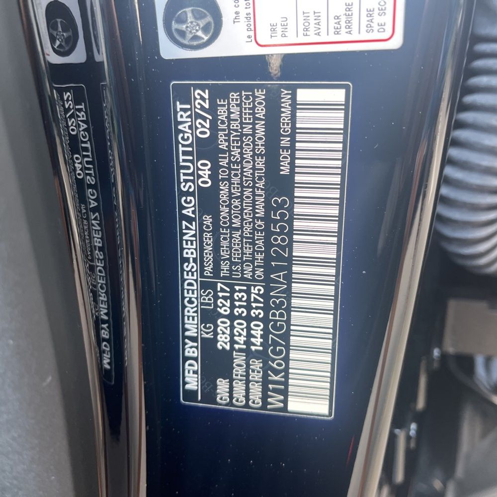 2022 Mercedes-Benz S-Class S 580 4MATIC