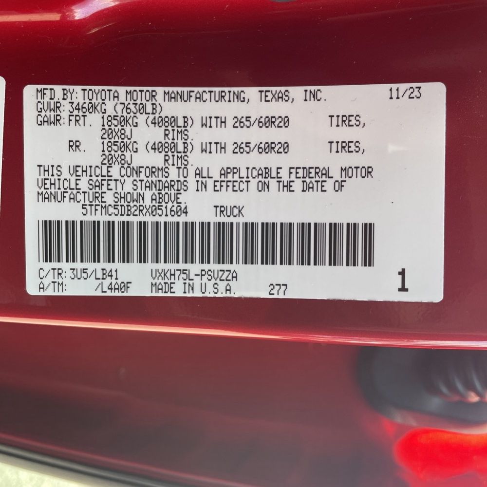 2024 Toyota Tundra 1794 Edition HV