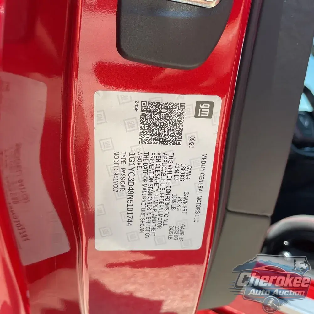 2022 Chevrolet Corvette Stingray