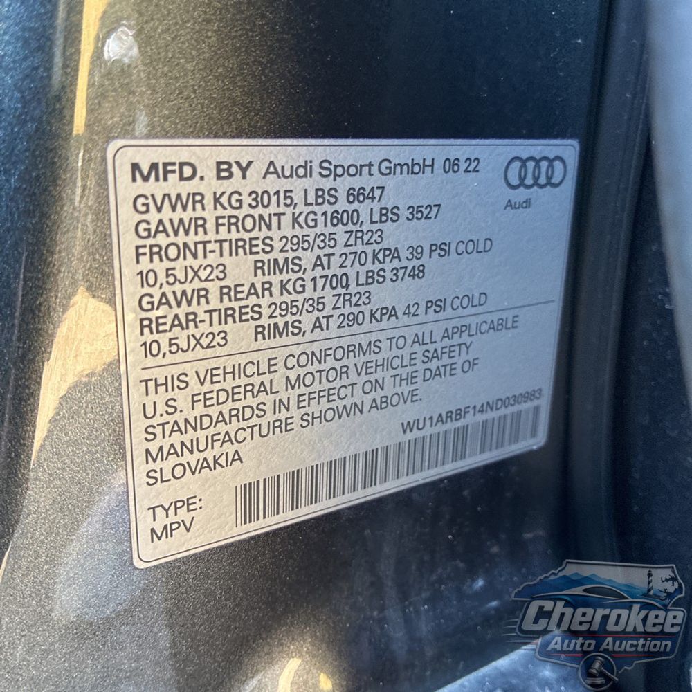 2022 Audi RS Q8