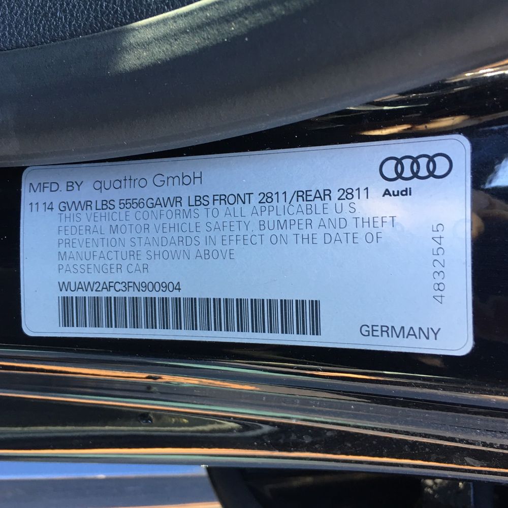 2015 Audi RS 7 Prestige