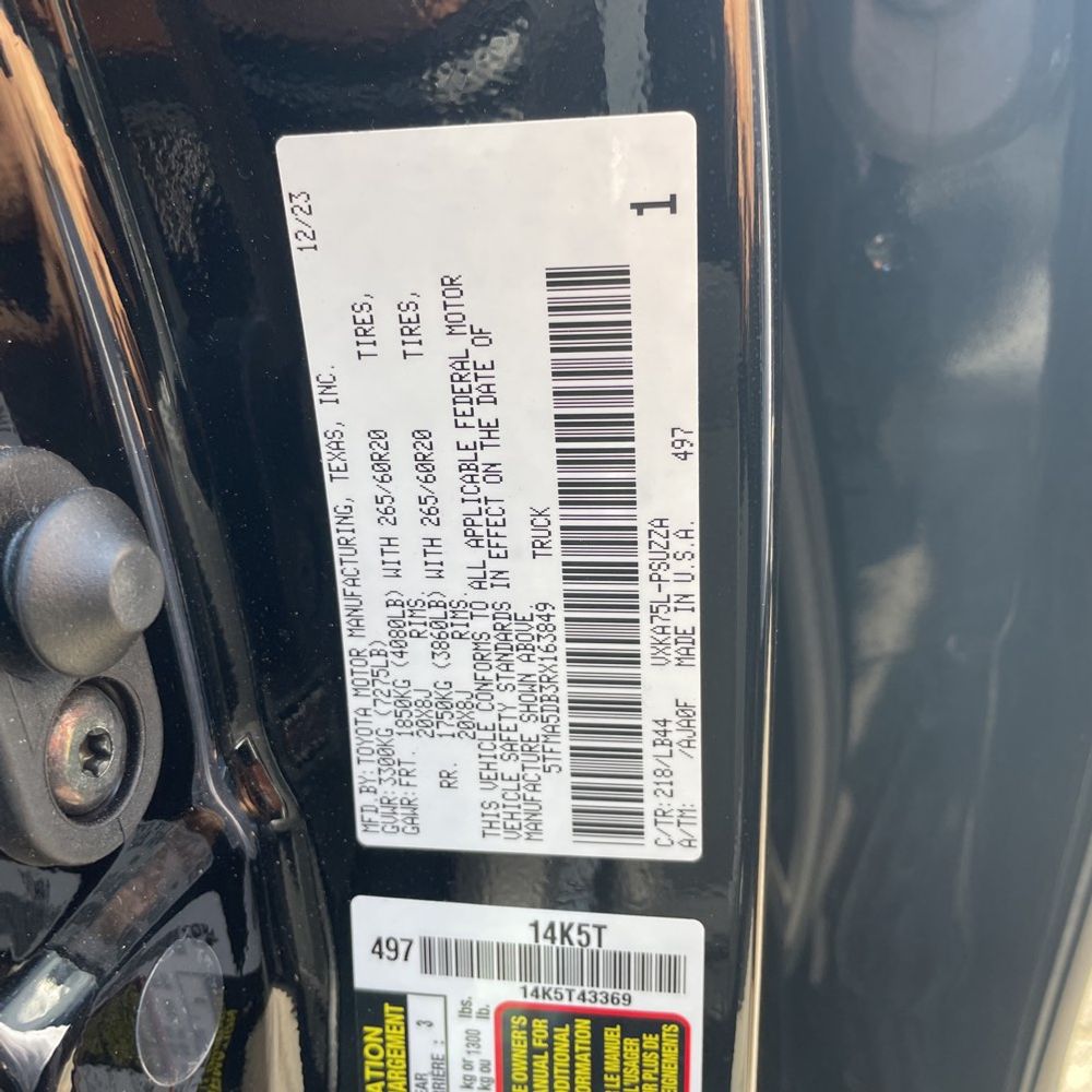 2024 Toyota Tundra 1794 Edition