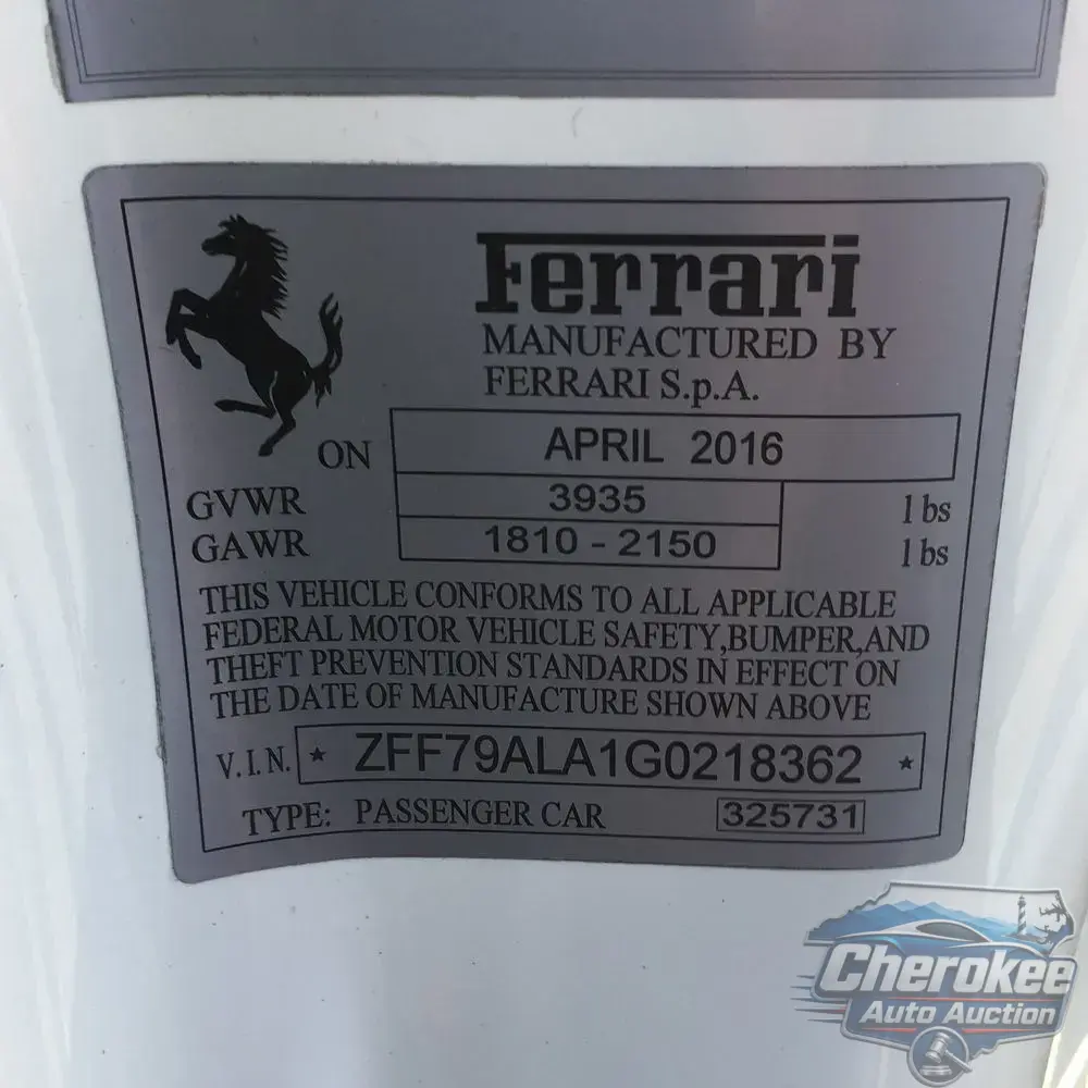 2016 Ferrari 488 GTB